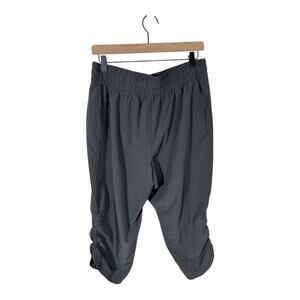 Tek Gear Slate Gret Adjustable Crop Athletic Pants Size